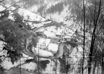 La strada per Zoppè. 1917.
