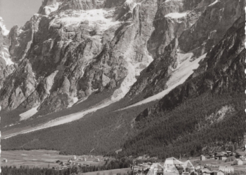 San Vito di Cadore e la Croda Marcora. Anni '40.