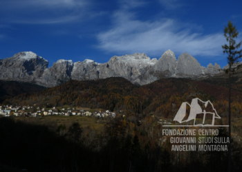 Frassenè dopo la tempesta Vaia, sullo sfondo l'Agner.