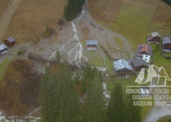 Danni provocati dalla tempesta Vaia in Val Visdende, zona Costa
