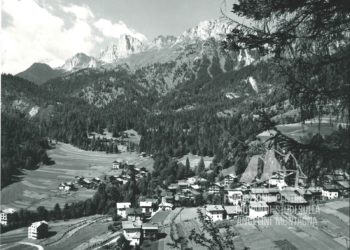 Vallada Agordina e le Cime d'Auta. Anni '60.