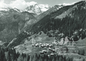 Andraz, Agai e Palla dalla strada del Falzarego. Anni '60.