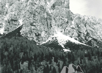 La Moiazza dal Passo Duran. Anni '60.