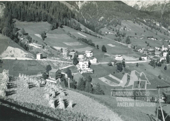 Selva di Cadore e la Val Fiorentina da Colle Santa Lucia. 1968.