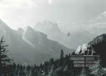 La Val Pramper dalla zona di Forcella Moschesin. 1968.