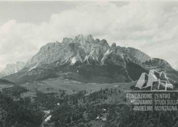 Il Pian dei Buoi e le Marmarole da Col Vidal. Anni '60.