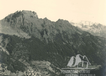 Garès e Cimon della Stia da Forcella Cesurette. Anni '60.