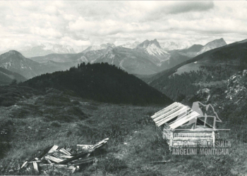 La Val Visdende e il Longerin dal Col de Varda. 1955.