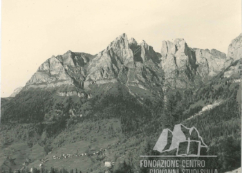 Il Monte Cernera dal Monte Fernazza.1956.