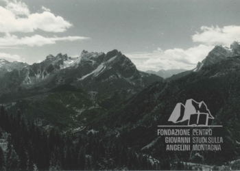 Il Passo Duran, la Val di Zoldo e il Gruppo di San Sebastiano dal Monte Punta. 1960.