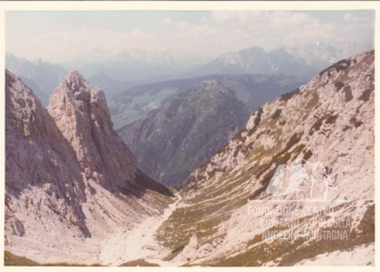 Il Comelico e il Monte Curiè dal Rinaldo. Anni '70.