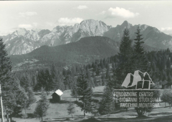 La zona di Coltrondo, il Popera ela zona del Passo di Monte Croce Comelico. Anni '60.