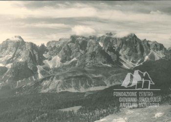 L'Alta Val Padola, il Passo di Monte Croce Comelico e il Popera dalla Costa di Spina. Anni '60.