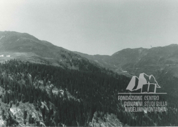 La Val Visdende e le Creste di Confine dalla Costa di Spina. Anni '60.