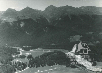 La Val Visdende dalle pendici del Monte Curiè. 1966.