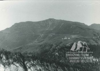 Le Creste di Confine dalle Rocce del Gusta. Anni '60.