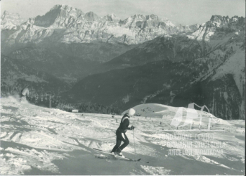Impianti sciistici in Val del Biois. 1975.