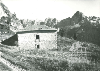Forte militare sul Monte Rite. 1972.