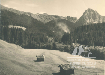 La Val visdende e il Peralba. Anni '60.