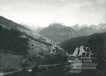 San Nicolò Comelico da Candide. Anni '70.