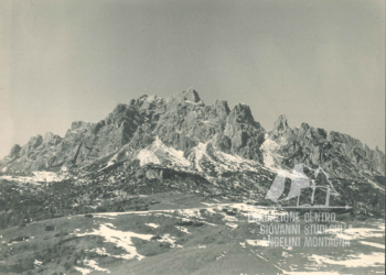 Il Pian dei Buoi e le Marmarole dal Pian dei Buoi. Anni '60.