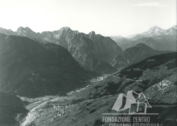 La Valle del Piave dal Rinaldo. Anni '60.